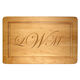 Maple 16 inch Rectangle Your Text Cutting Board Image 4 of 4